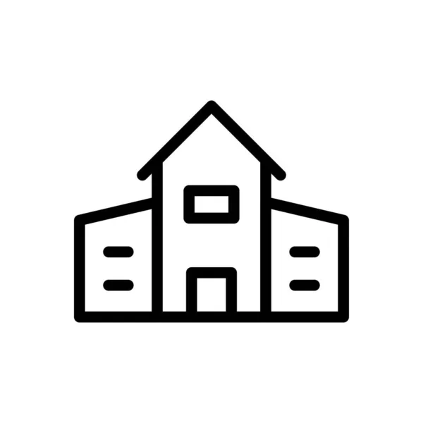 Home Vektor Thin Line Symbol — Stockvektor