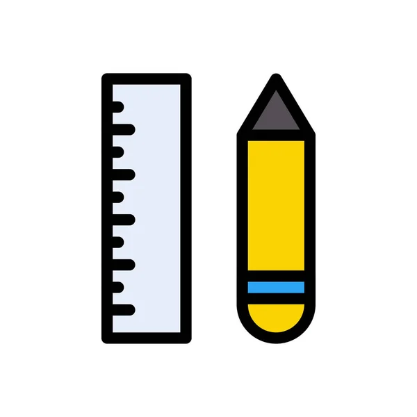 Penna Vektor Färg Linje Ikon — Stock vektor