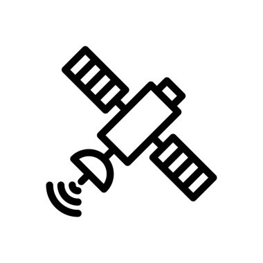 boşluk vektörü ince çizgi simgesi