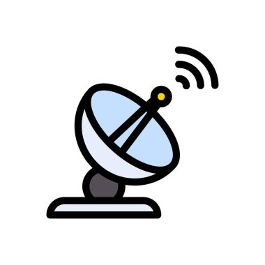 sinyal vektör renk çizgisi simgesi