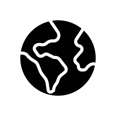 Gezegen vektör düz simgesi