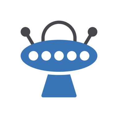 yabancı gemi vektör renk simgesi