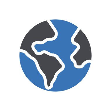 Gezegen vektör renk simgesi