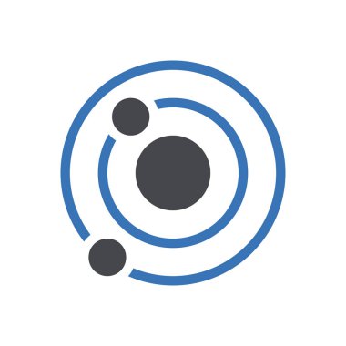 evren vektör renk simgesi