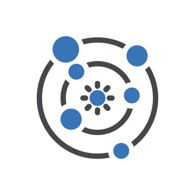 uzay vektörü renk simgesi