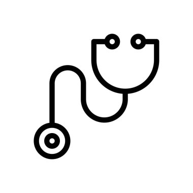 doktor vektör ince çizgi simgesi