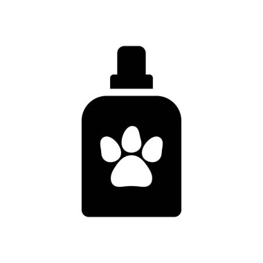 evcil hayvan vektörü düz simgesi