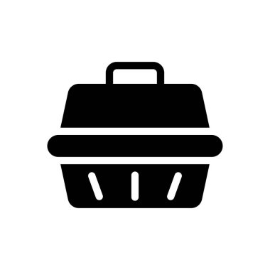 hayvan vektör simgesi düz simge