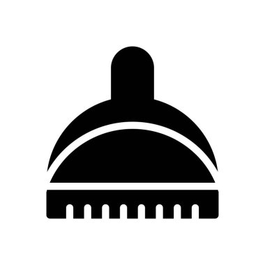 temizleme vektörü düz simgesi