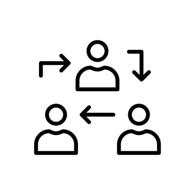 vektör ince çizgi simgesine bağlan