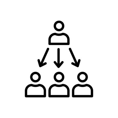 takım vektör ince çizgi simgesi