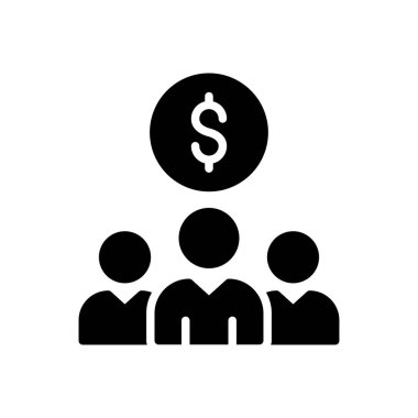 takım çalışması vektör düz simgesi