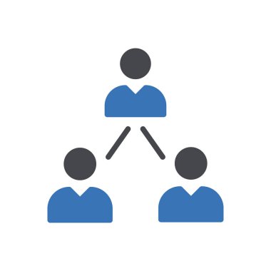 takım vektör renk simgesi