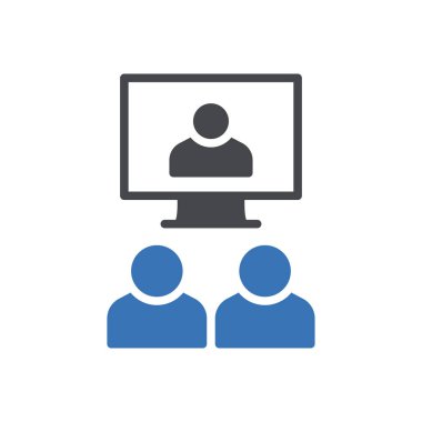 konferans vektör renk simgesi