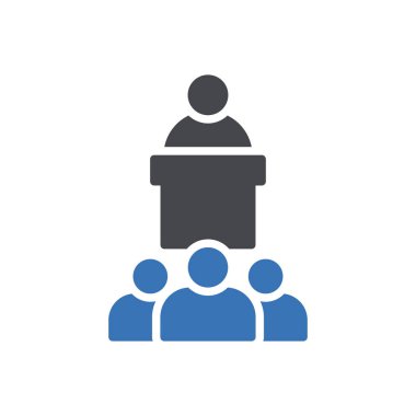 konuşma vektörü renk simgesi