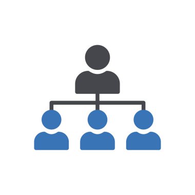 grup vektör renk simgesi