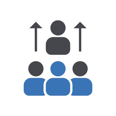 grup vektör renk simgesi