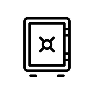 Atlama vektörü ince çizgi simgesi