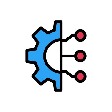 vektör renk çizgisi simgesi ayarlanıyor