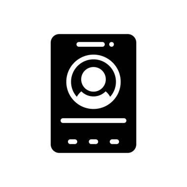 mobil vektör düz simge