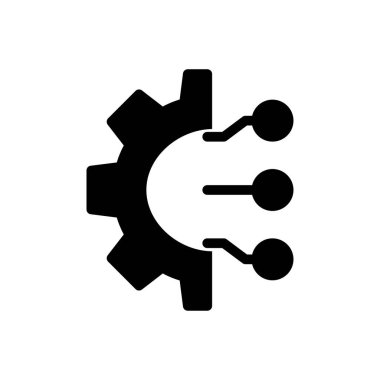 vektör glifini düz simge olarak ayarla