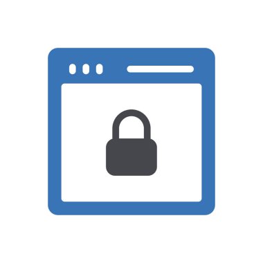 tarayıcı vektör renk simgesi