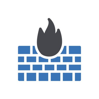 güvenlik vektörü renk simgesi