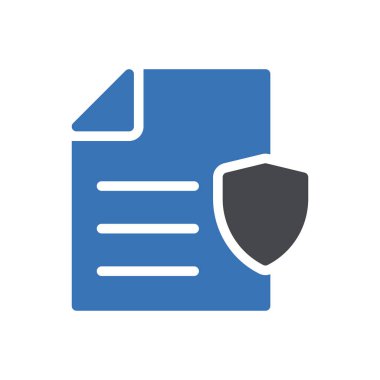 güvenlik vektörü renk simgesi