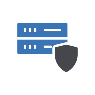 veritabanı vektör renk simgesi