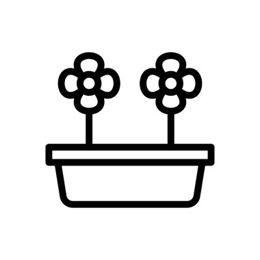 yay vektörü ince çizgi simgesi