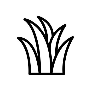 yeşil vektör ince çizgi simgesi