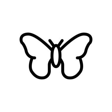 böcek vektörü ince çizgi simgesi