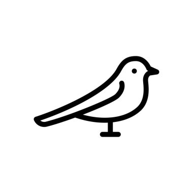 uç vektör ince çizgi simgesi