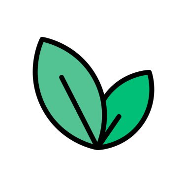 yeşil vektör renk çizgisi simgesi