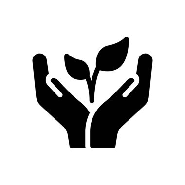 Doğa vektörü düz simge