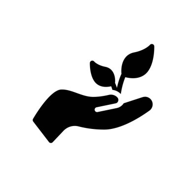 Doğa vektörü düz simge