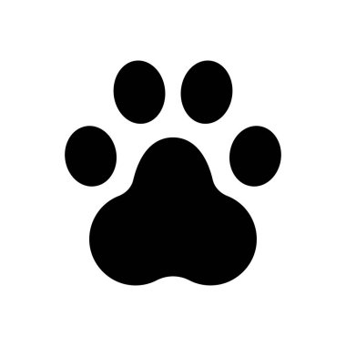 hayvan vektör simgesi düz simge