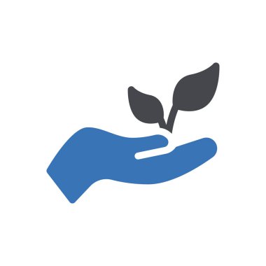 Doğa vektörü renk simgesi