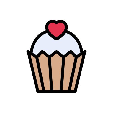 Ana gün vektör renk çizgisi simgesi