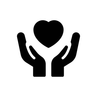 sevgi vektör düz simgesi