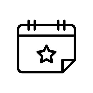 tarih vektörü ince çizgi simgesi