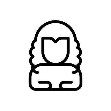 ana vektör ince çizgi simgesi