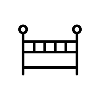 bebek vektör ince çizgi simgesi