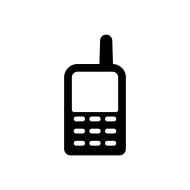 telefon vektörü simgesi düz simgesi