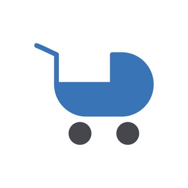 bebek vektör renk simgesi