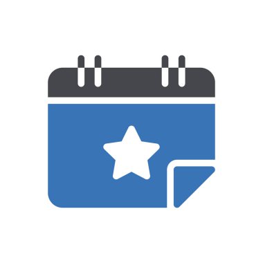 tarih vektör renk simgesi