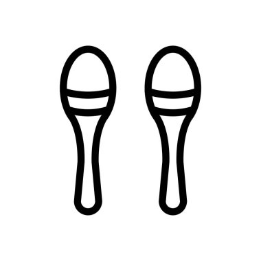 müzik vektörü ince çizgi simgesi