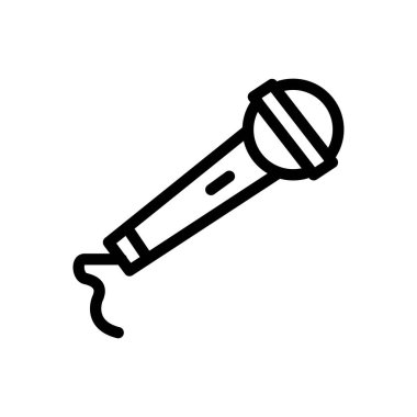 hoparlör vektörü ince çizgi simgesi