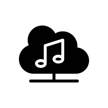 bulut vektörü düz simgesi