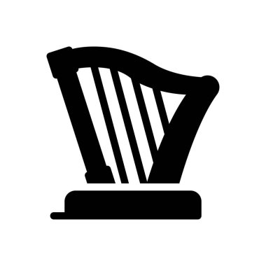 müzikal vektör düz simge